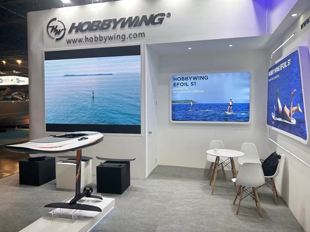 Conquering Waves - Hobbywing Electric Foil Shines at Boot Düsseldorf Boat Show